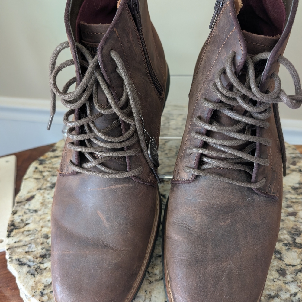 Mark Nason Men's Brown Leather Chukka Boots
